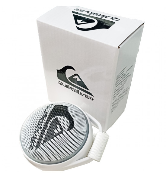 Speaker Quiksilver White com Bluetooth- Portátil, Recarregável e com Retro-iluminação Color LED   - 3