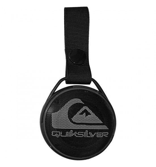 Speaker Quiksilver Black com Bluetooth- Portátil, Recarregável e com Retro-iluminação Color LED  