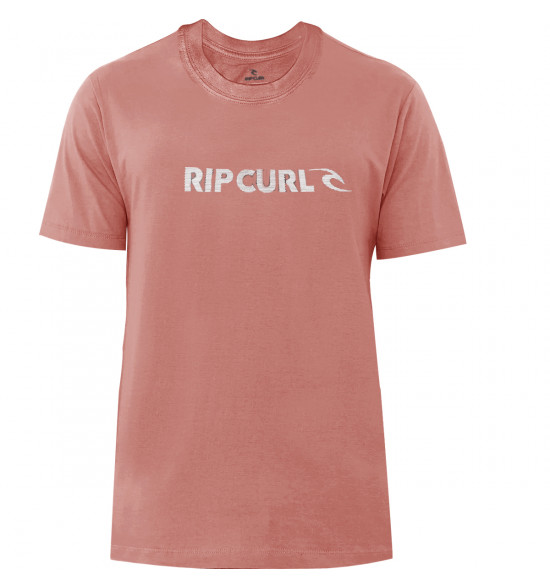 Camiseta Rip Curl New Icon Sphere Rose Sky