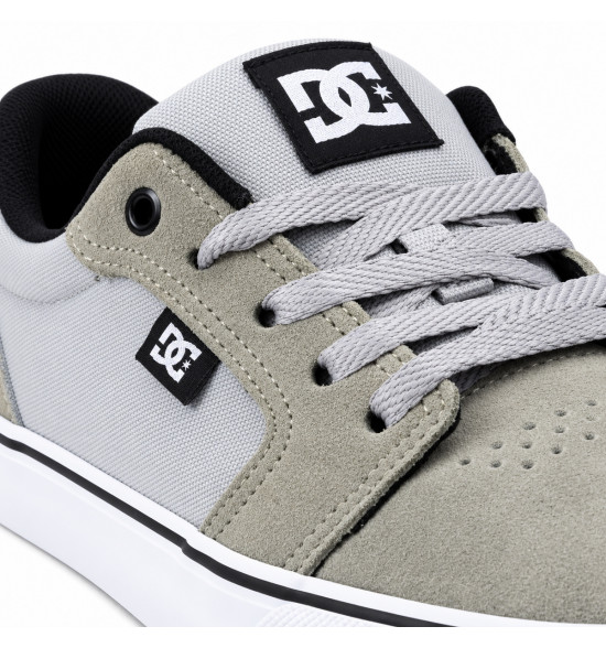 Tênis DC Shoes Anvil LA Cinza – Estilo Skatista, Durabilidade e Conforto Urbano - 3