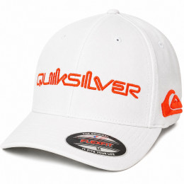 Boné Quiksilver Emb Type Momentum Branco – Design Dinâmico e Estilo Surfwear