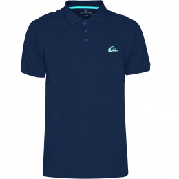 Camisa Polo Quiksilver Embroidery Piquet Marinho