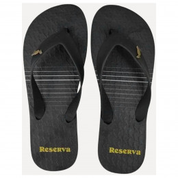 Chinelo Reserva Horizonte Preto – Conforto e Estilo Casual