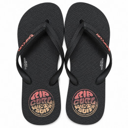 Chinelo Rip Curl Icons of Surf Black – Conforto, Durabilidade e Estilo Surf