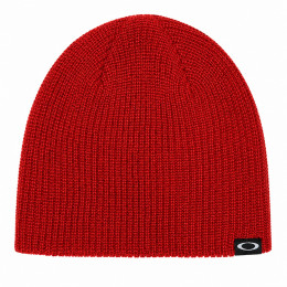 Gorro Oakley Session Beanie Flame Red – Autenticidade, Estilo Urbano e Conforto