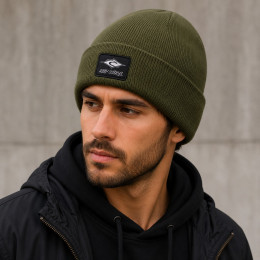 Gorro Rip Curl Classic Surf Tall Olive Original - Estilo e Proteção Térmica