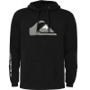 Moletom Quiksilver Comp Logo 2.0 Preto Reforçado com Capuz - 1